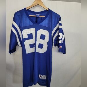 Colts Marshall Faulk Champion Jersey 28